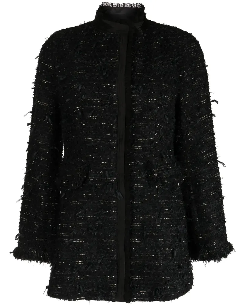 SHIATZY CHEN Jacke mit Stehkragen - Schwarz Schwarz