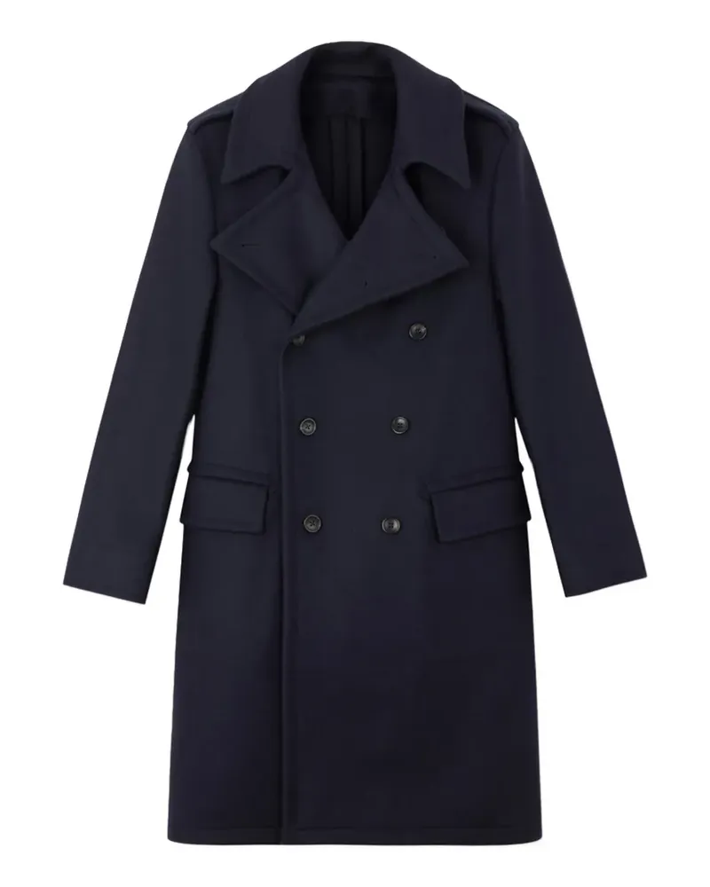 Fortela Winston double-breasted coat - Blau Blau