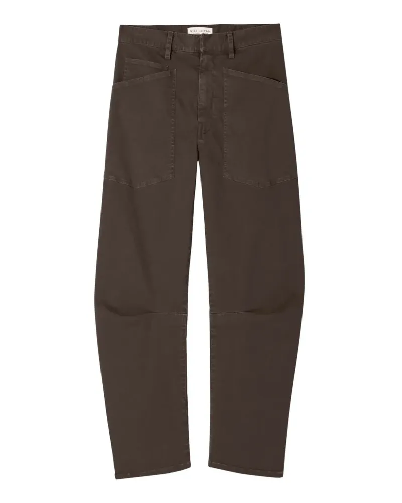 Nili Lotan Hose mit aufgesetzter Tasche - Braun Braun