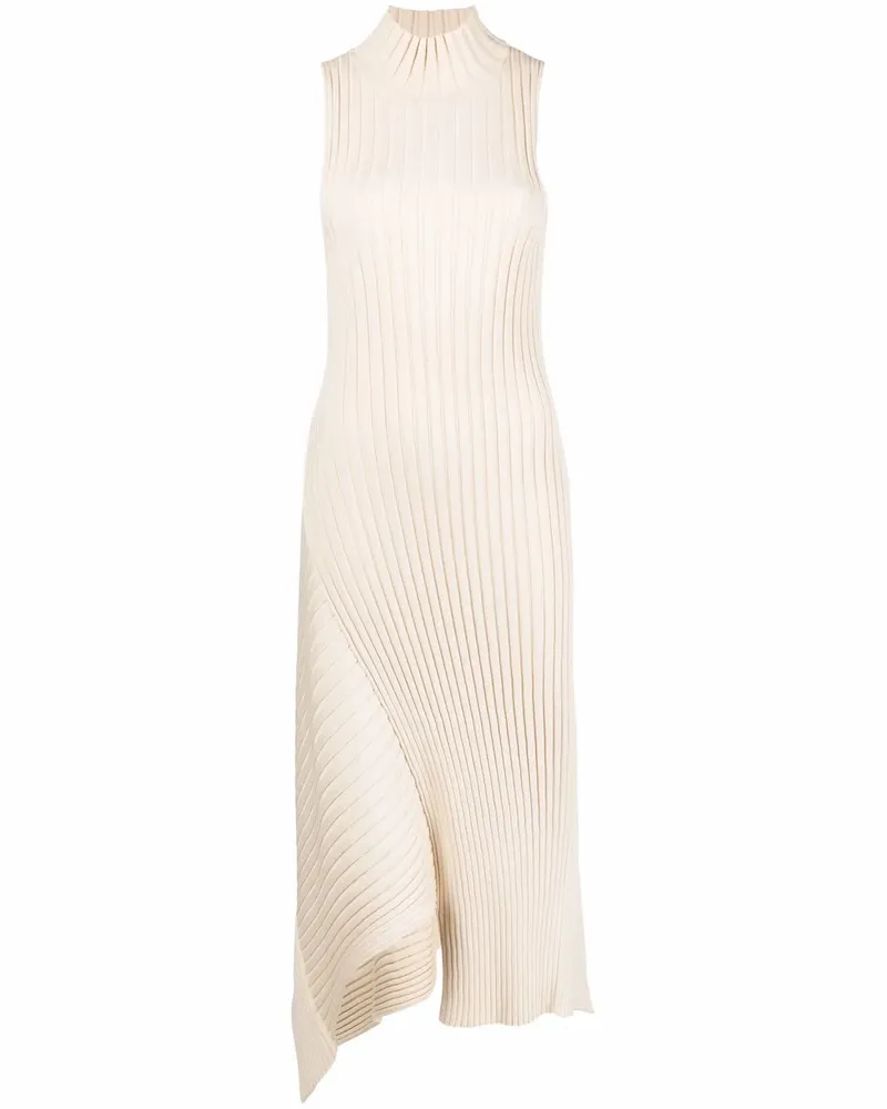 Stella McCartney Asymmetrisches Strickkleid - Nude Nude