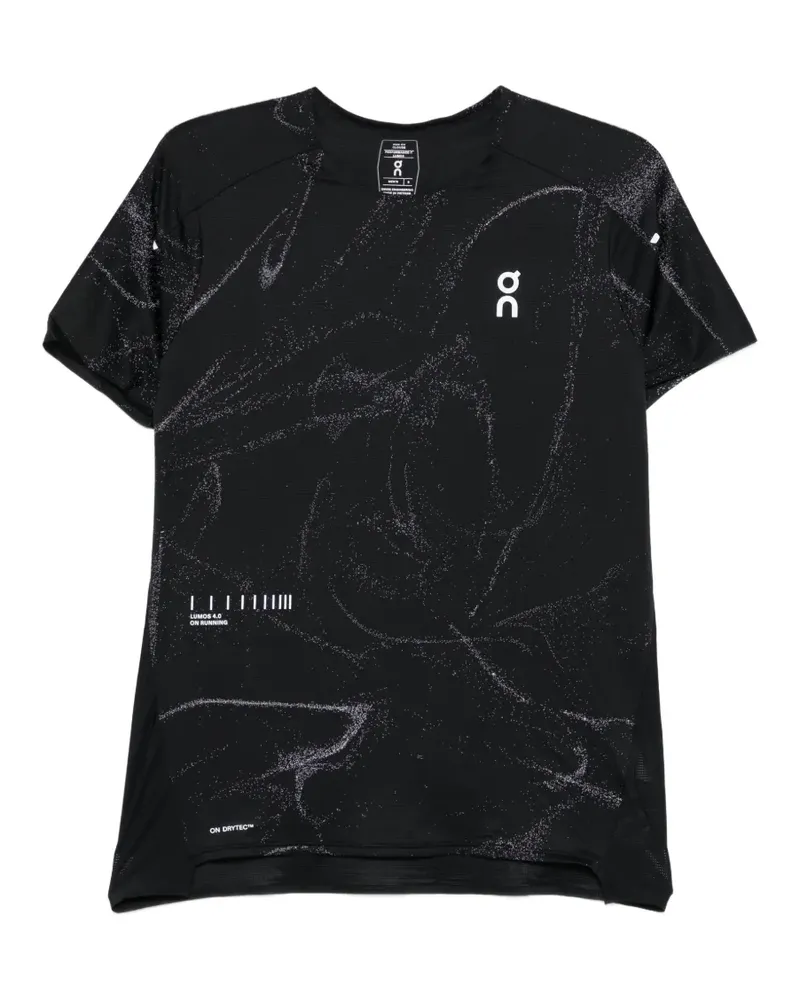 ON Lumos reflective T-shirt - Schwarz Schwarz