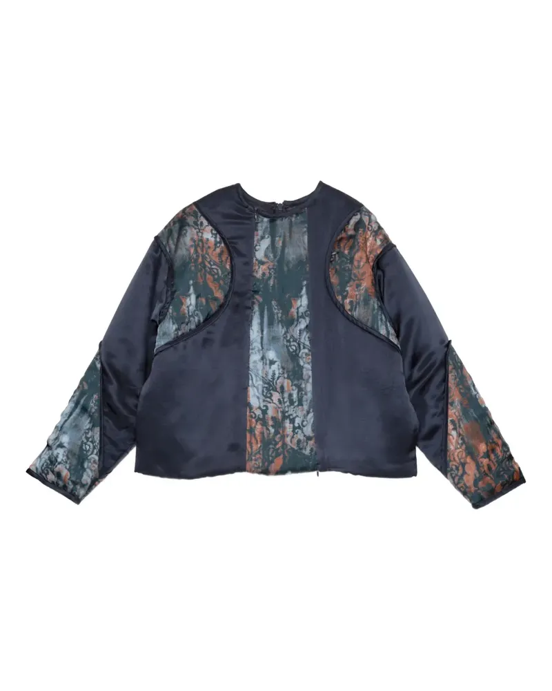 Muller of Yoshiokubo Mural Pudding Oberteil mit Print - Blau Blau