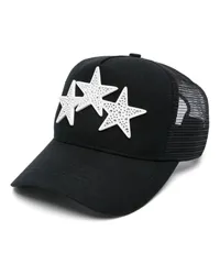 Amiri Crystal 3 Star Baseballkappe Schwarz