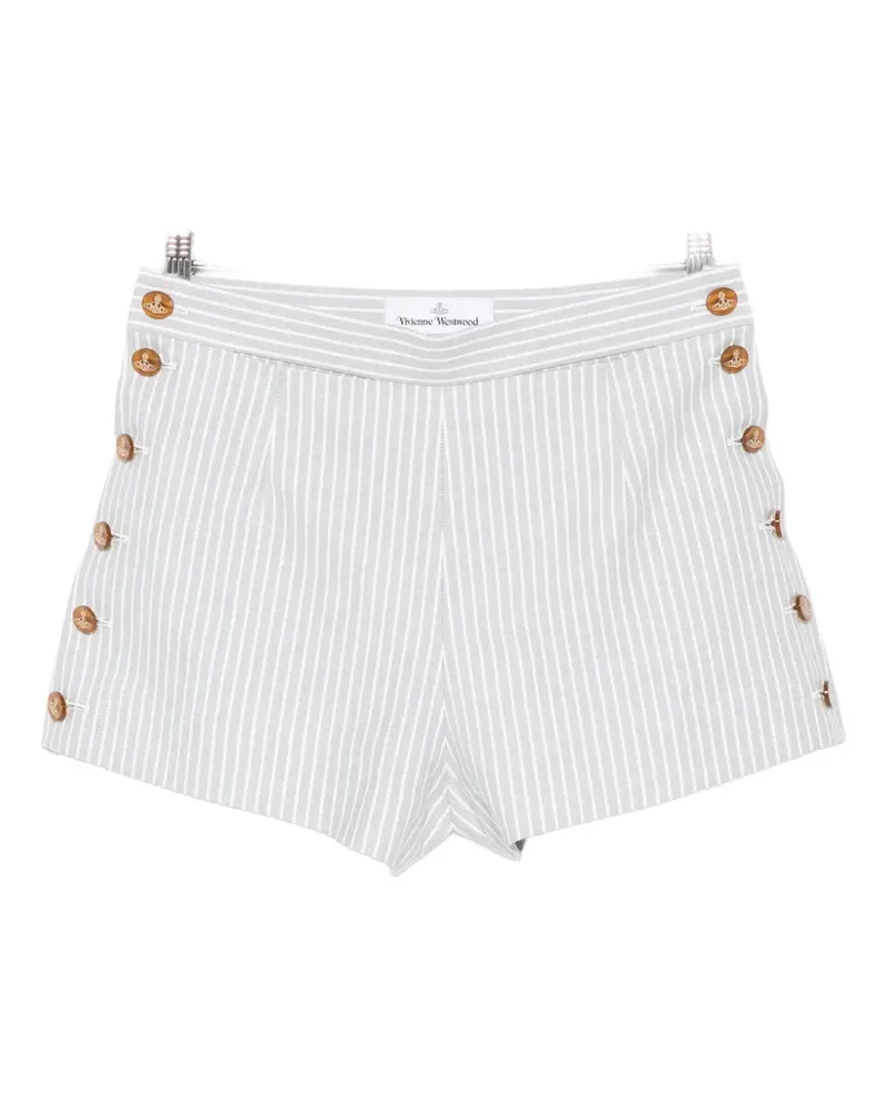 Vivienne Westwood Elle stripe-print shorts - Grau Grau