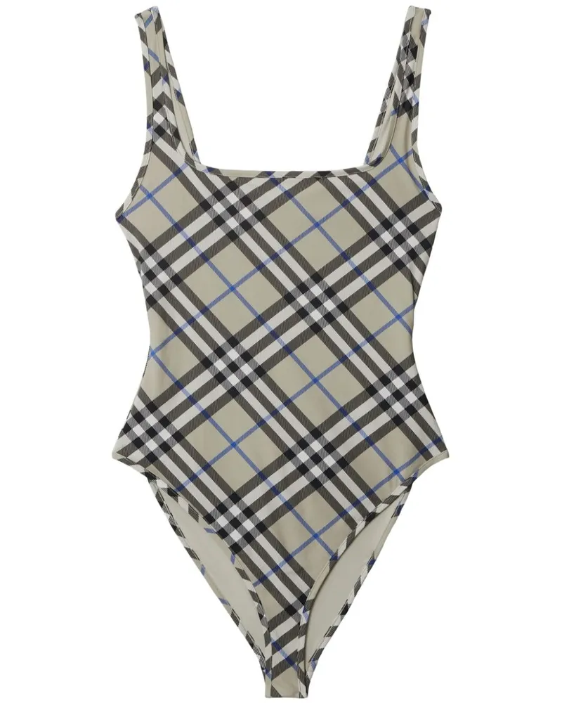 Burberry Badeanzug mit Vintage-Check - Nude Nude