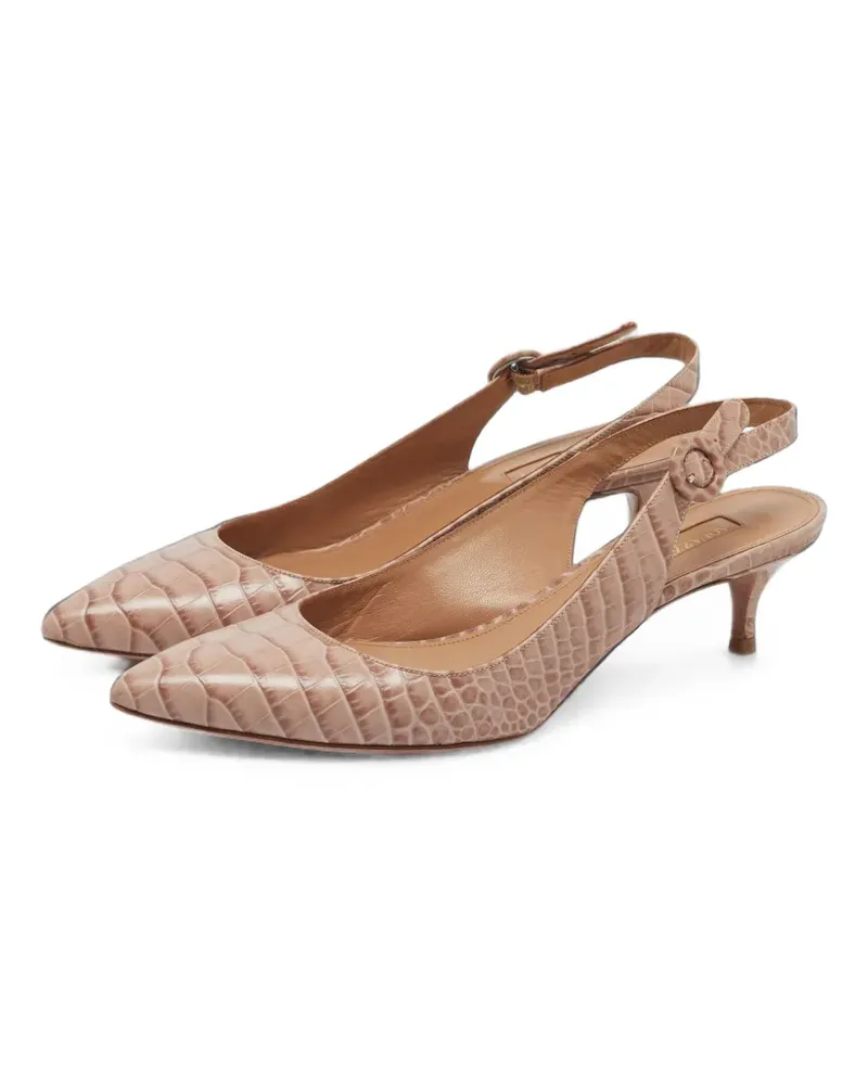 Baldinini slingback heeled pumps - Nude Nude