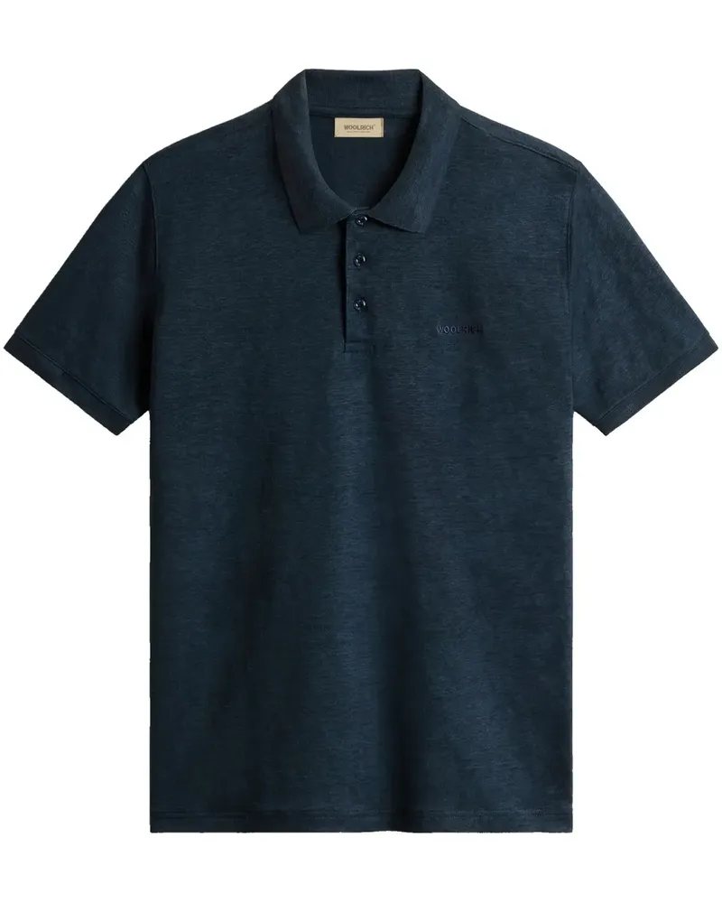 Woolrich Klassisches Poloshirt - Blau Blau