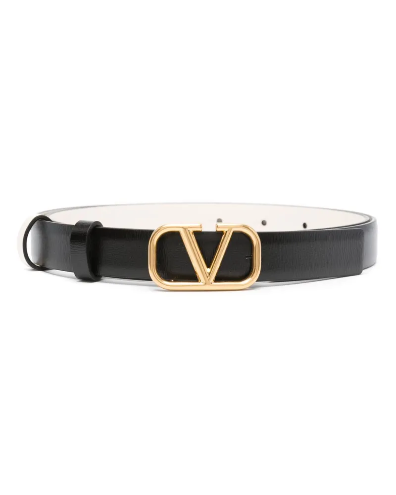 Valentino Garavani VLogo Signature Gürtel - Schwarz Schwarz