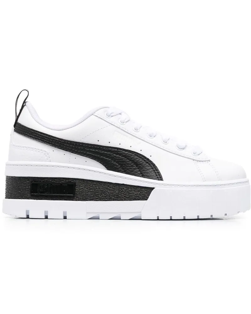 Puma Sneakers in Colour-Block-Optik - Weiß Weiß