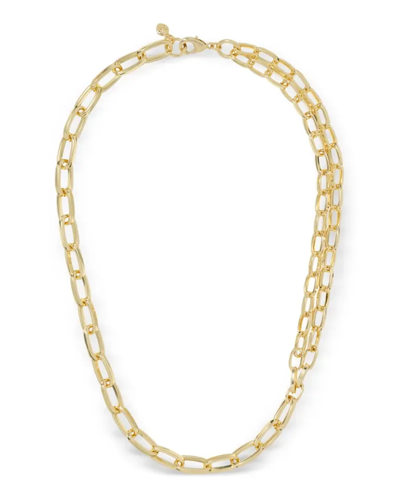Roxanne Assoulin Paperclip layered necklace - Gold Gold