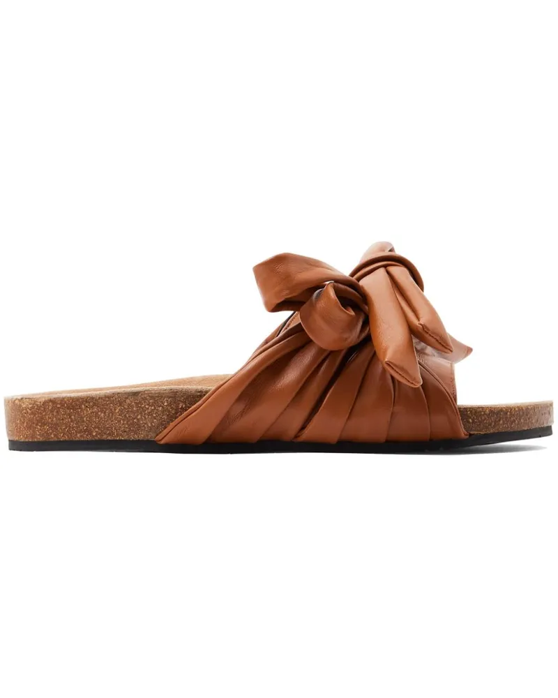 J.W.Anderson Flache Sandalen mit Schleife - Braun Braun