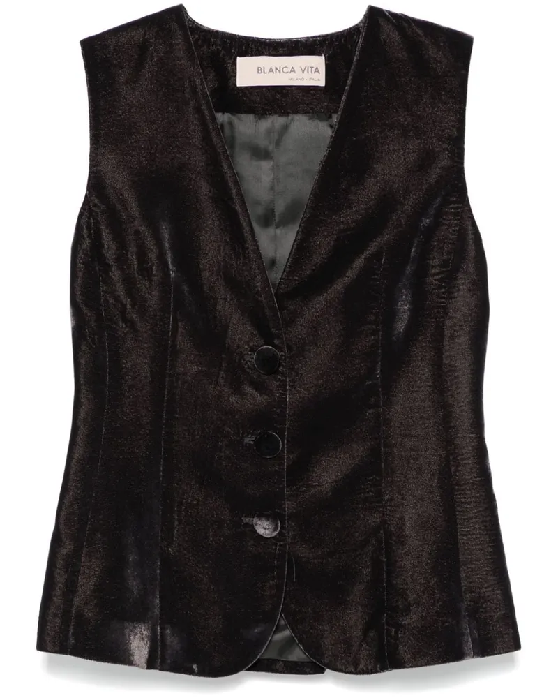 Blanca Galky Weste - Grau Grau