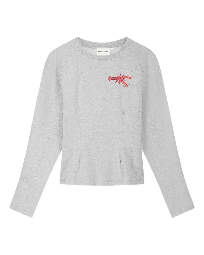 Fabienne Chapot Dhelia Pullover mit Perlen - Grau Grau