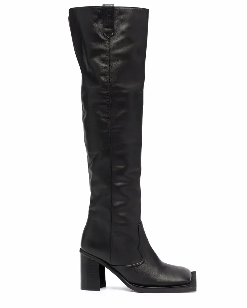 Ninamounah Kniehohe Stiefel - Schwarz Schwarz