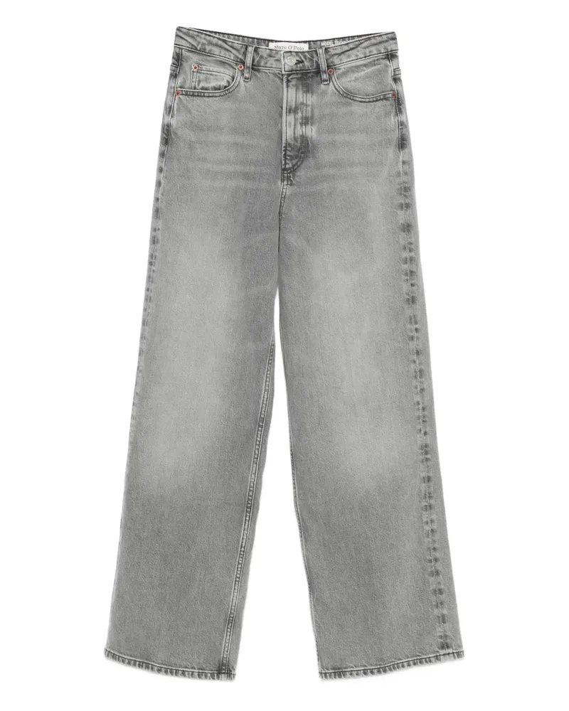 Marc O'Polo Jeans mit weitem Bein - Grau Grau