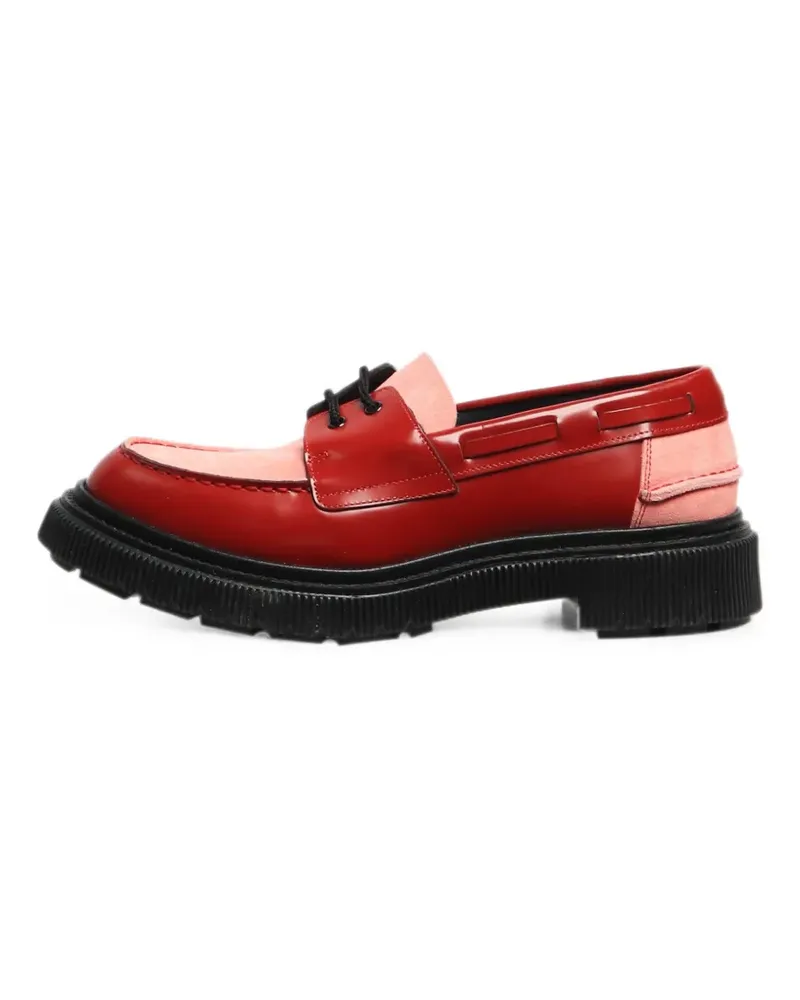 Adieu Paris colour-block boat shoes - Rot Rot