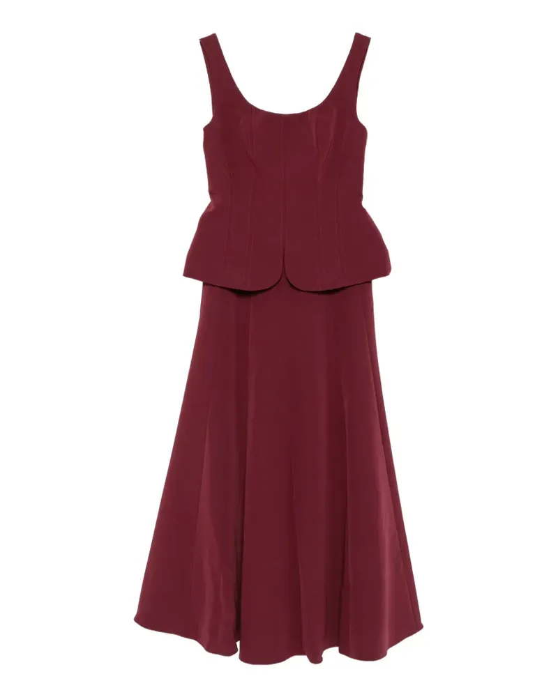 Roland Mouret Ärmelloses Kleid - Rot Rot
