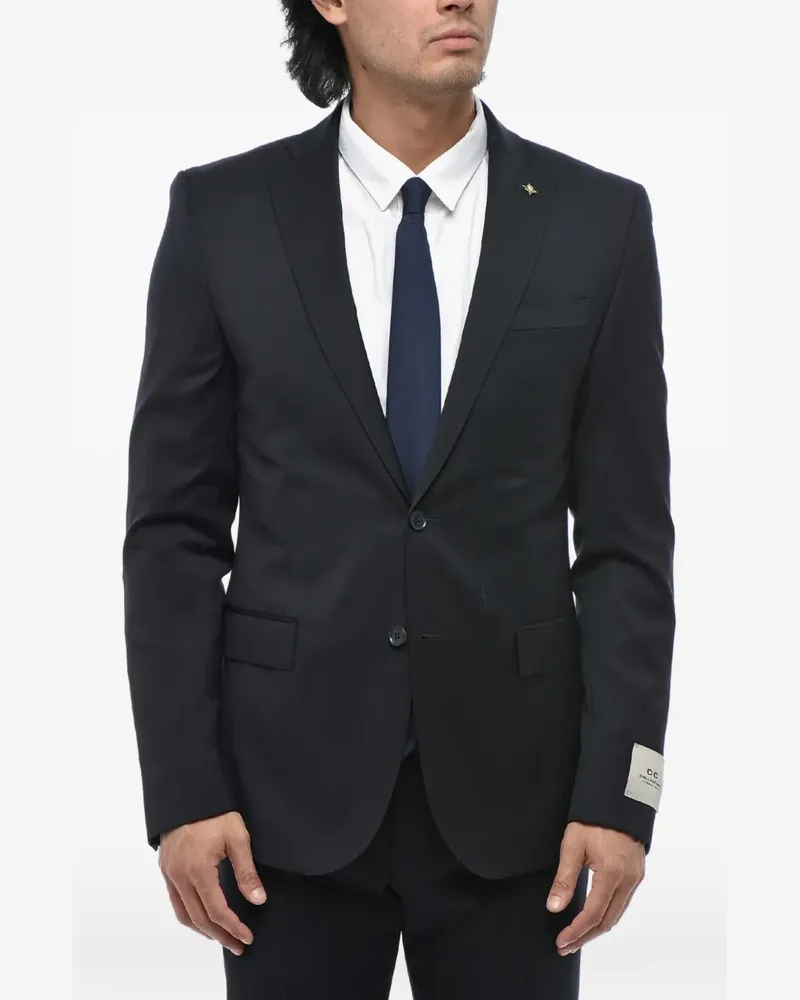 Corneliani single-breasted two-piece suit - Schwarz Schwarz