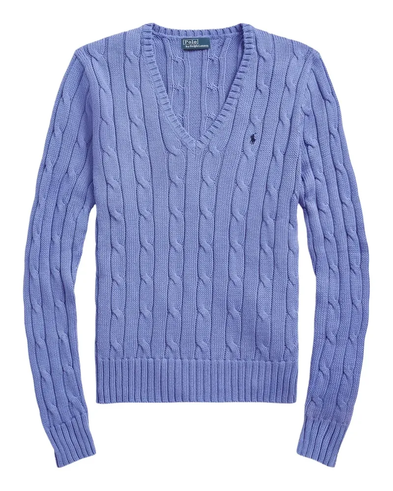 Ralph Lauren Pullover mit Zopfmuster - Blau Blau