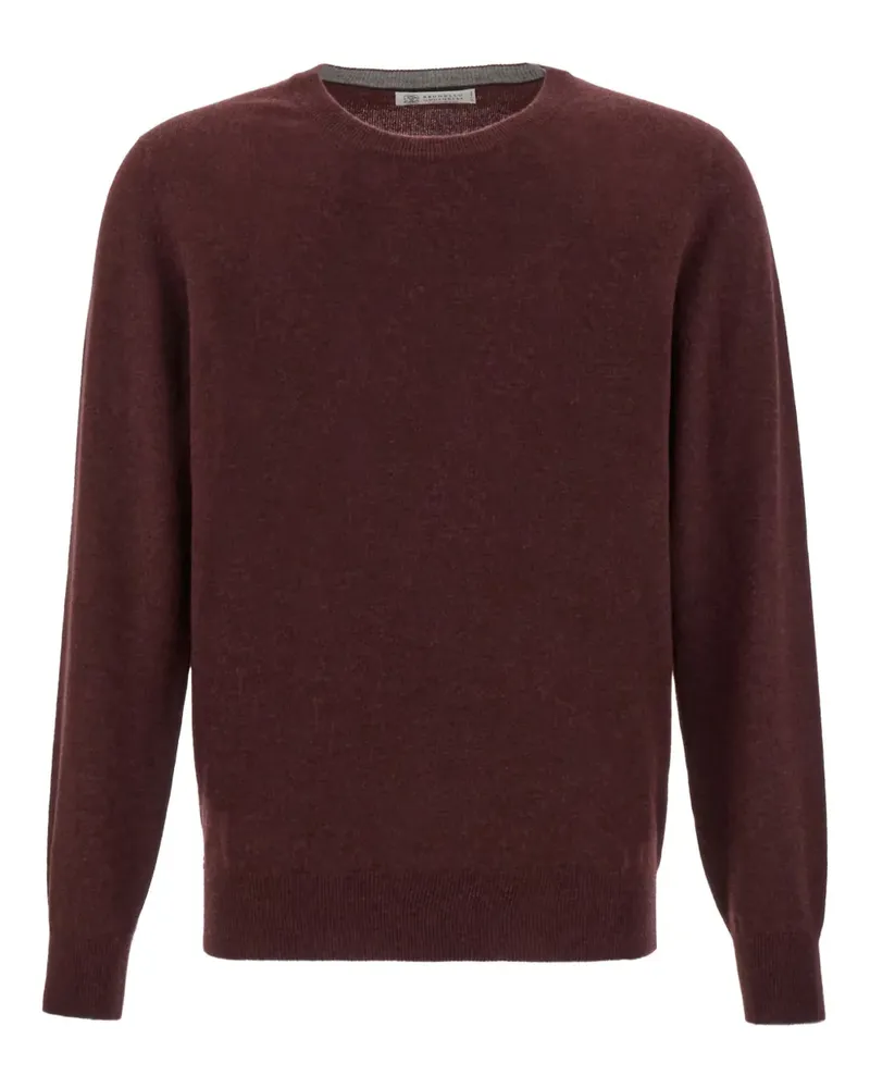 Brunello Cucinelli Klassischer Kaschmirpullover - Braun Braun