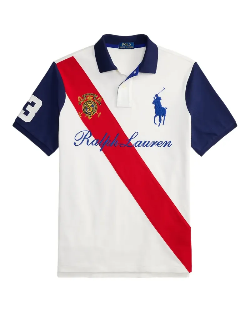 Ralph Lauren Poloshirt mit Logo-Stickerei - Weiß Weiß