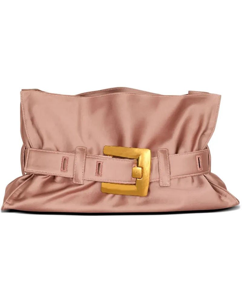 Balmain Mittelgroße Anthem Schultertasche - Rosa Rosa