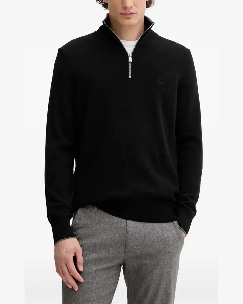 Marc O'Polo half-zip sweatshirt - Schwarz Schwarz