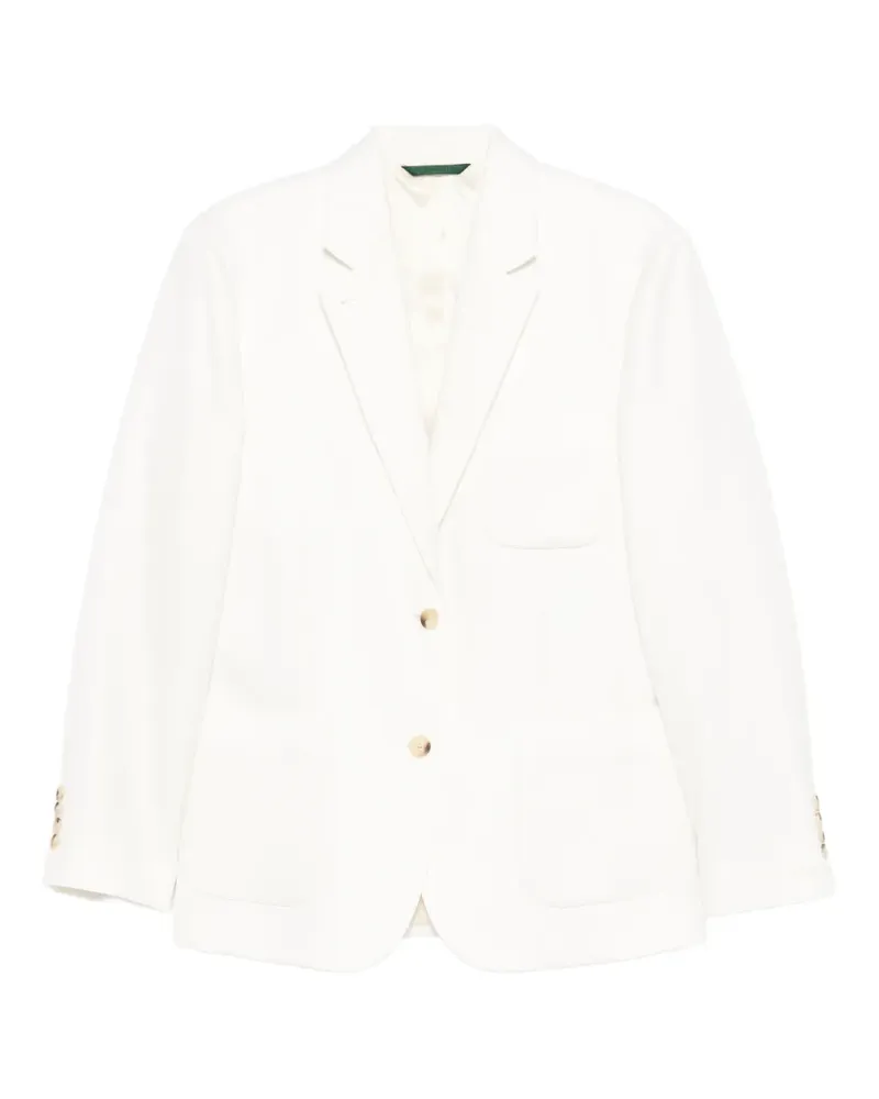 Lacoste Sakko mit Taschendetail - Weiß Weiß