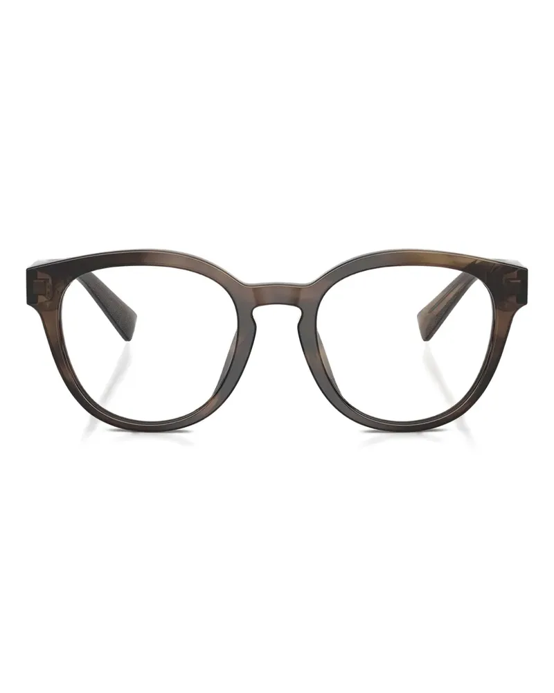 Dolce & Gabbana Brille mit rundem Gestell - Braun Braun