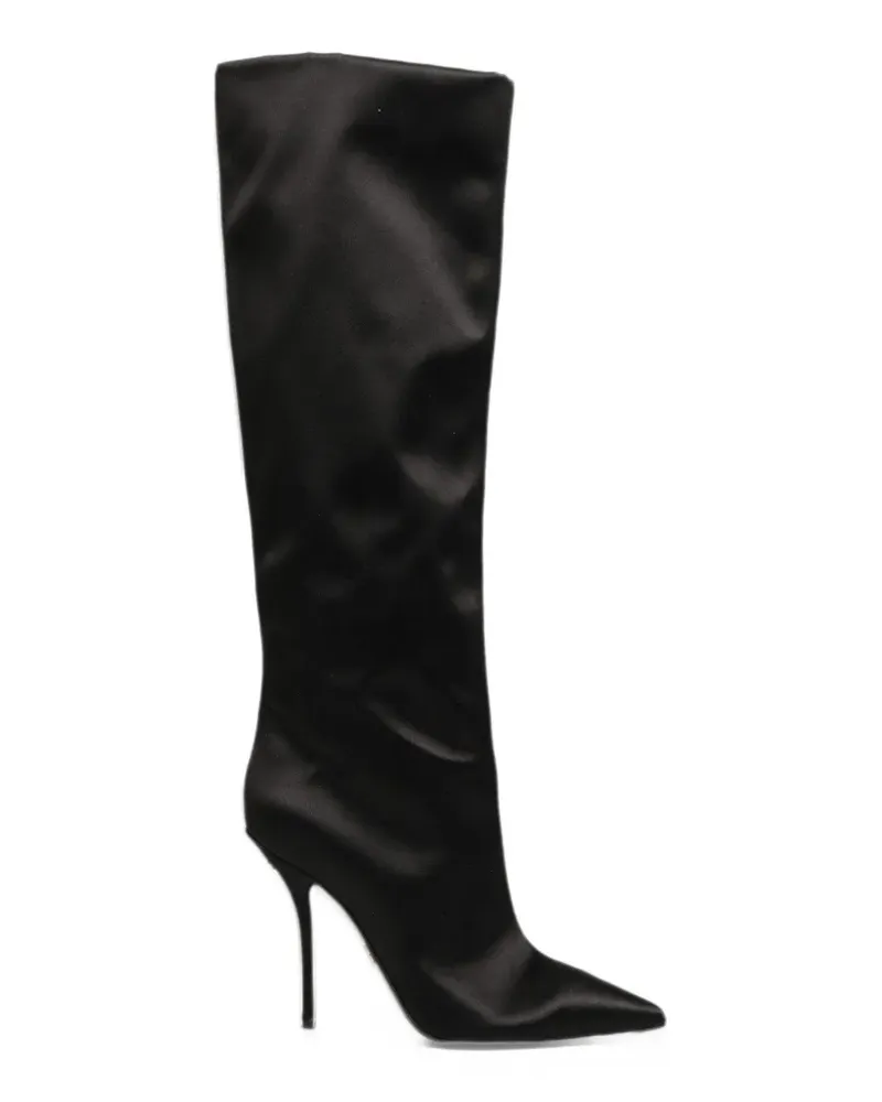 Dolce & Gabbana satin knee-high boots - Schwarz Schwarz
