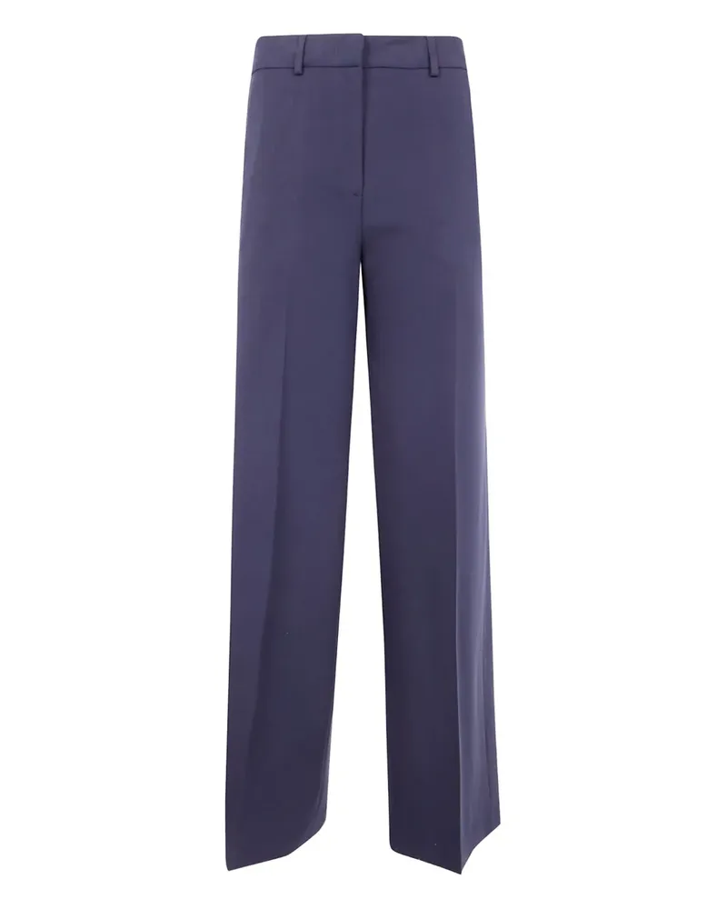 Blumarine belt-loops trousers - Blau Blau