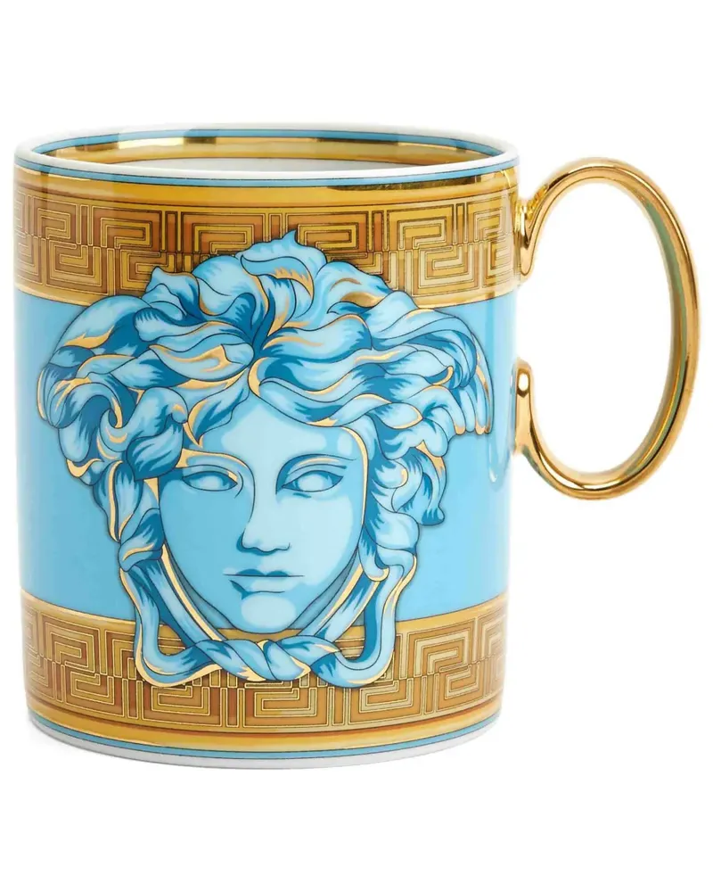 Versace Tasse mit Medusa Amplified-Print - Blau Blau