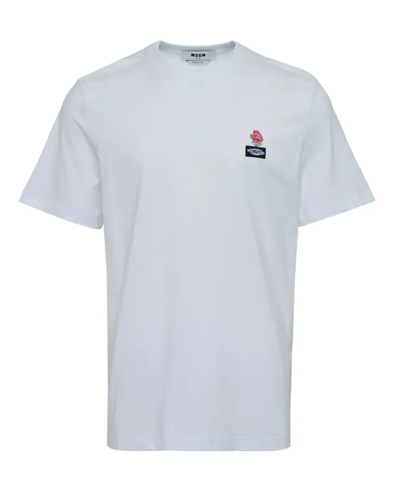 MSGM printed T-shirt - Weiß Weiß