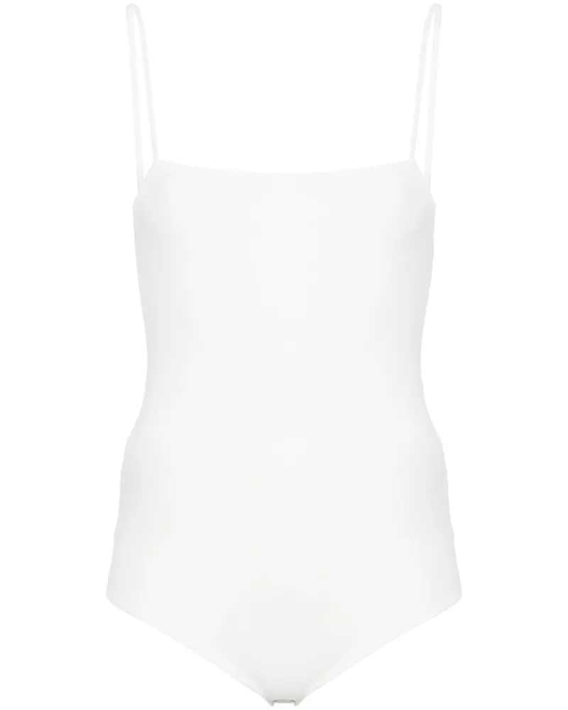 Jil Sander Body mit eckigem Ausschnitt - Weiß Weiß
