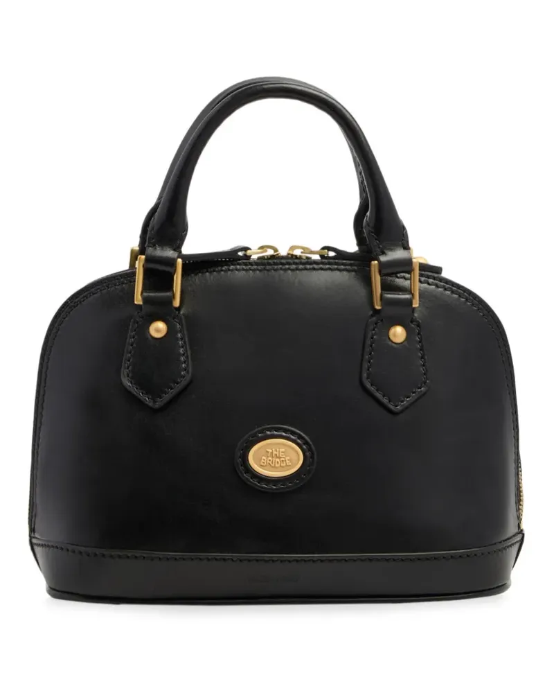 The Bridge Bridge Tote Bag aus Leder - Schwarz Schwarz
