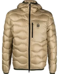 Blauer Gesteppte Wave Daunenjacke Nude