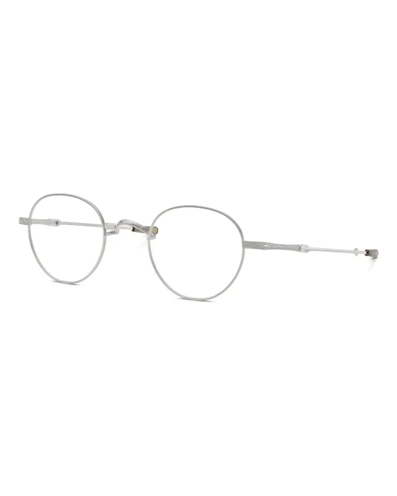 Oliver Peoples Kinston Brille mit rundem Gestell - Silber Silber