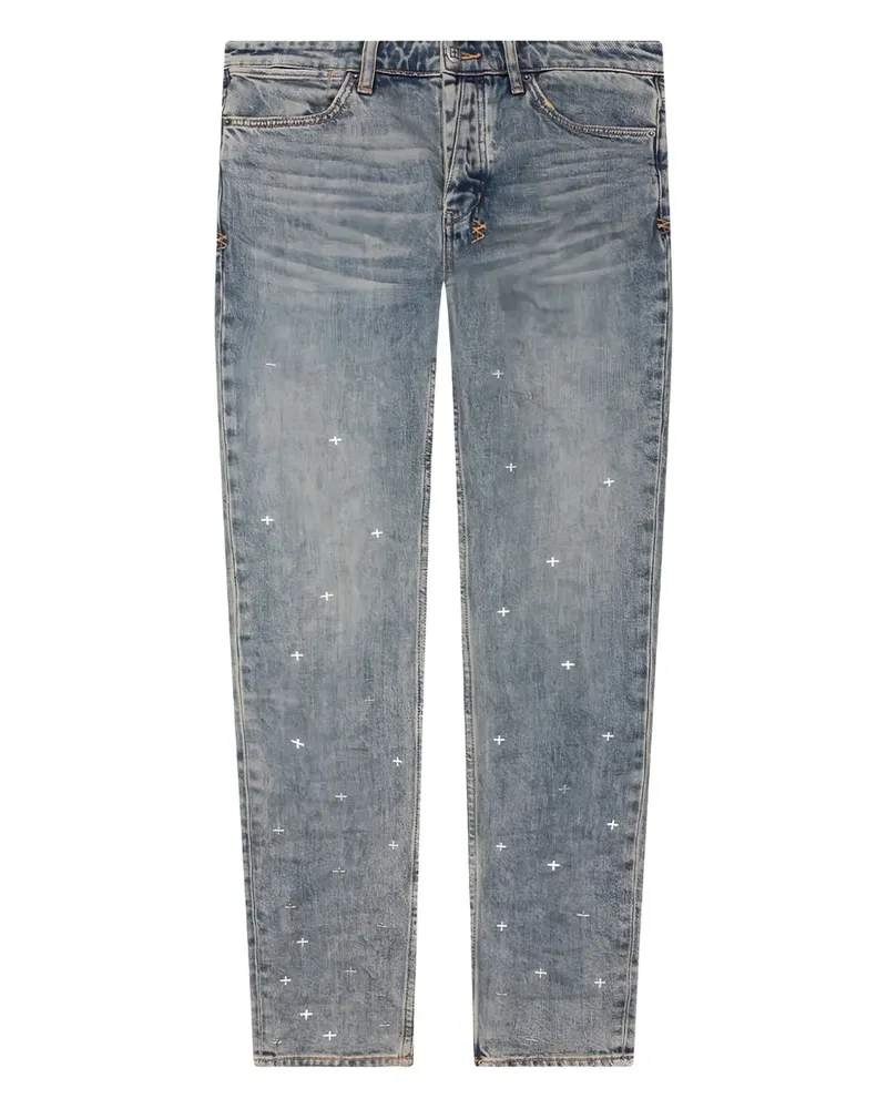 ksubi Van Winkle Jeans mit Kreuzverzierung - Blau Blau