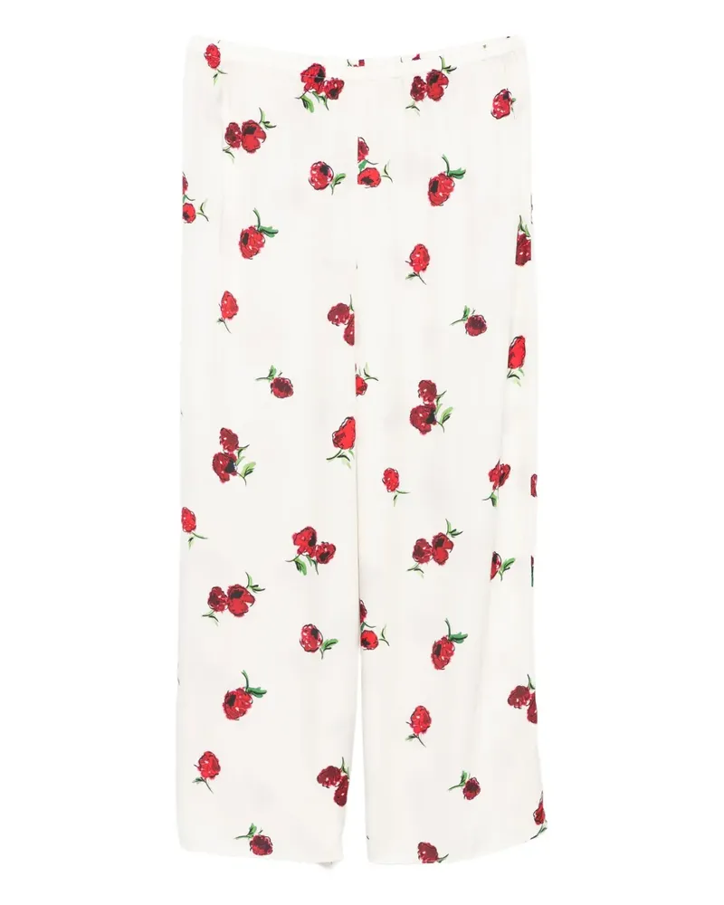 KHAITE Hose mit grafischem Print - Nude Nude