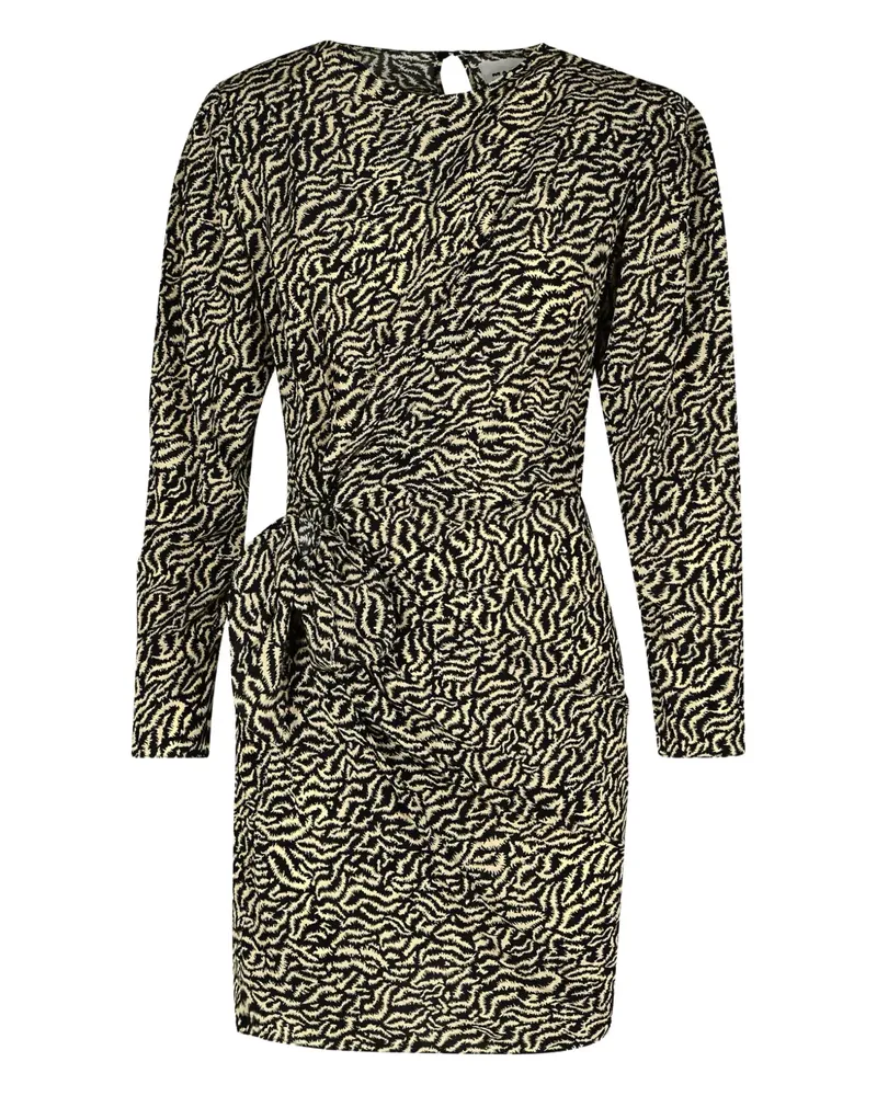 Isabel Marant Gemustertes Dulce Minikleid - Schwarz Schwarz