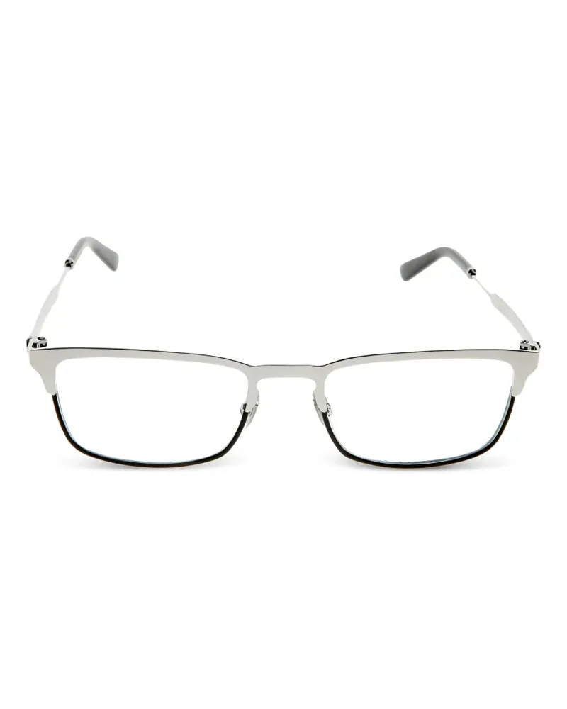 Gucci Brille mit eckigem Gestell - Silber Silber