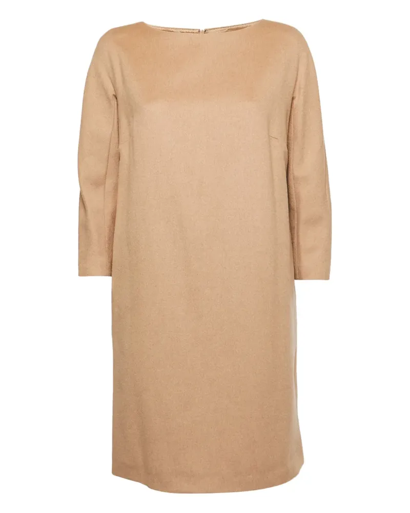 Max Mara Kleid mit langen Ärmeln - Nude Nude