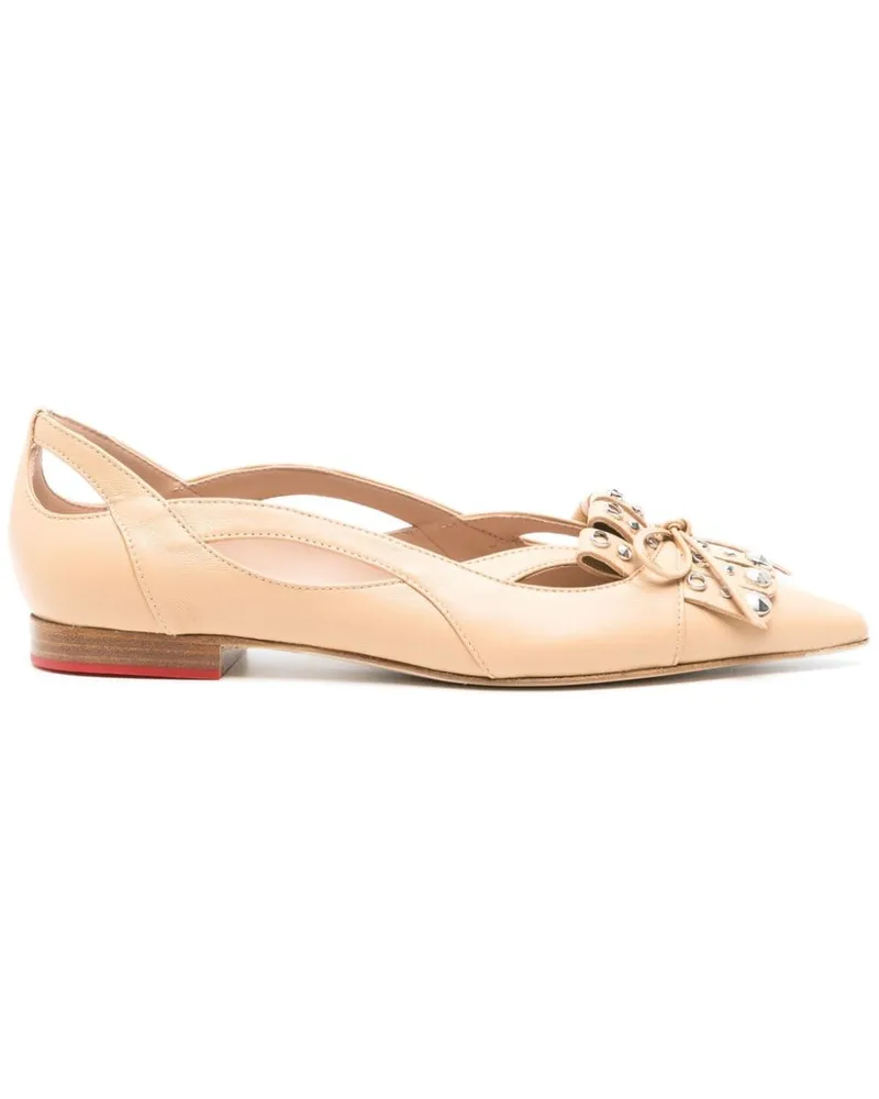Scarosso x Paula Cademartori Ballerinas - Braun Braun