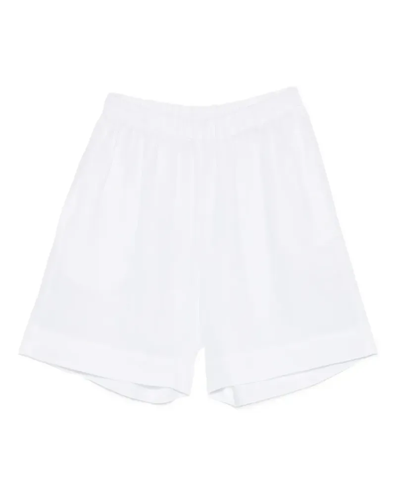 XACUS Carlotta elasticated-waist shorts - Weiß Weiß