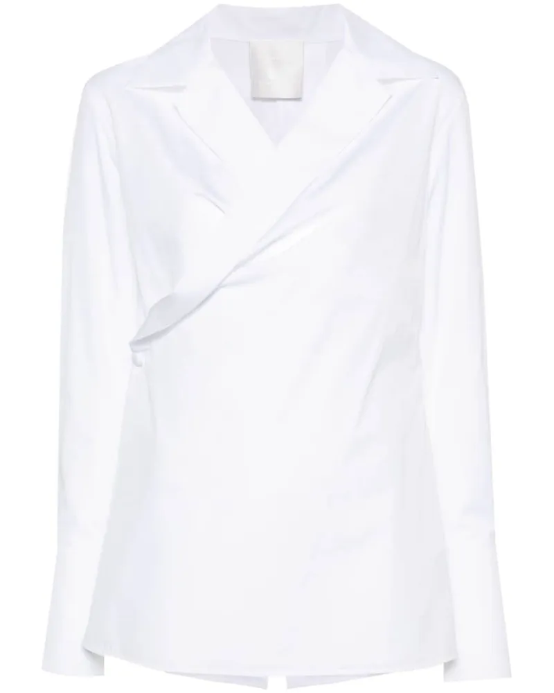 Givenchy Gewickeltes Popeline-Hemd - Weiß Weiß