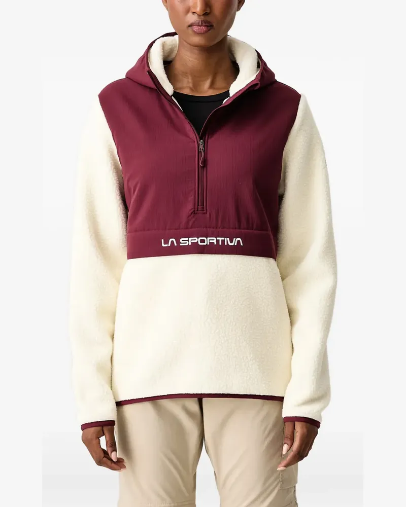 La Sportiva Guidance Hoodie in Colour-Block-Optik - Nude Nude