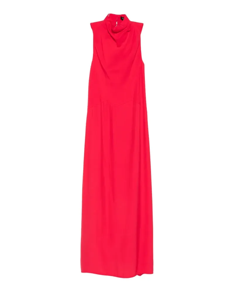 BCBGMAXAZRIA cut-out high-neck maxi dress - Rot Rot