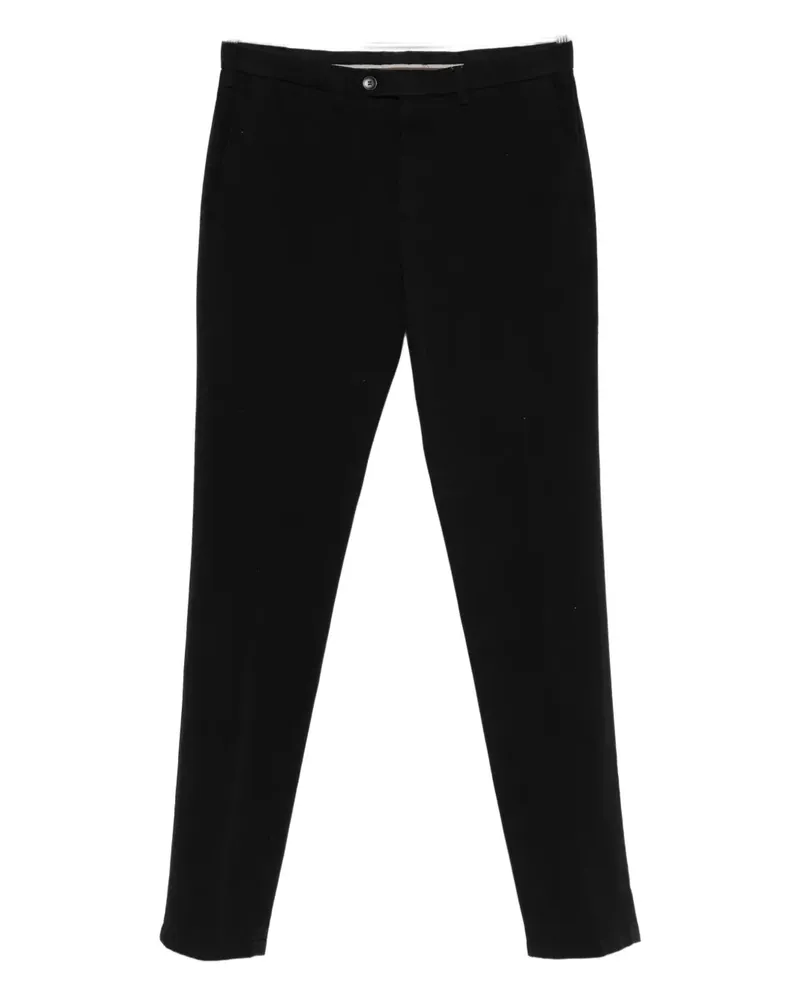 Canali straight-leg trousers - Schwarz Schwarz
