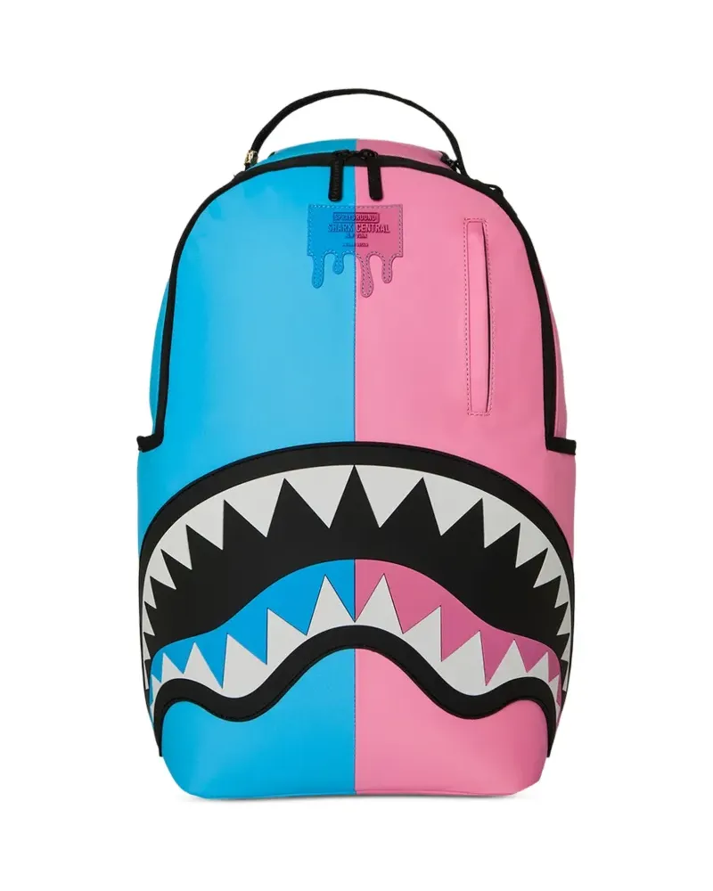 Sprayground Candy Clash Shark Central Rucksack - Blau Blau