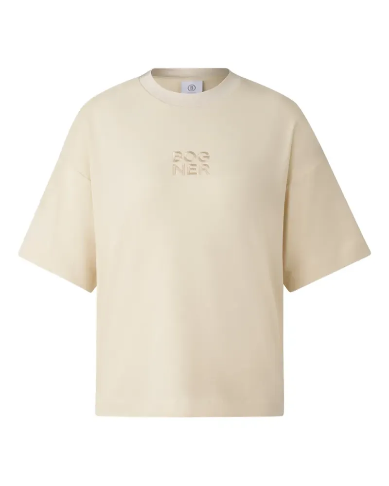 Bogner Dayna T-Shirt mit Logo-Stickerei - Nude Nude